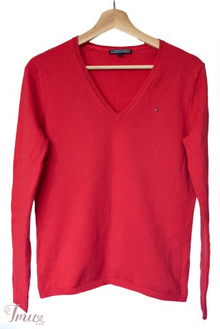 imusau.lt | listing Raudonas Tommy Hilfiger Megztinis S dydis